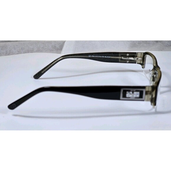 GIANNI PO PLATINUM  Women's Eyeglasses GP P05 51-18 135 black Italian Design New - Picture 2 of 14